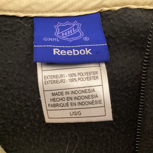 Reebok Pittsburgh Penguins Full zip Women’s Jacket fleece size Large NHL - Picture 9 of 15